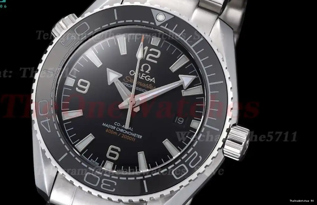 SS GDF Seamaster 600m Stk MY8215 Black SS 43mm 0409